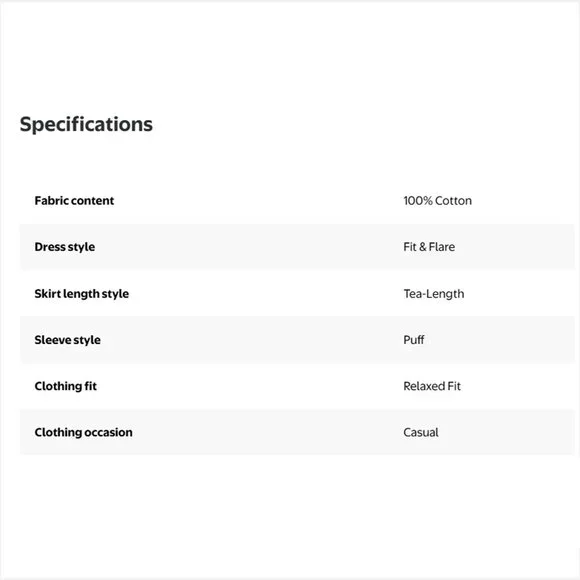 Free Assembly Brown Belted Cotton Midi V-Neck Dress with Puff Sleeves NWT - Picture 5 of 6